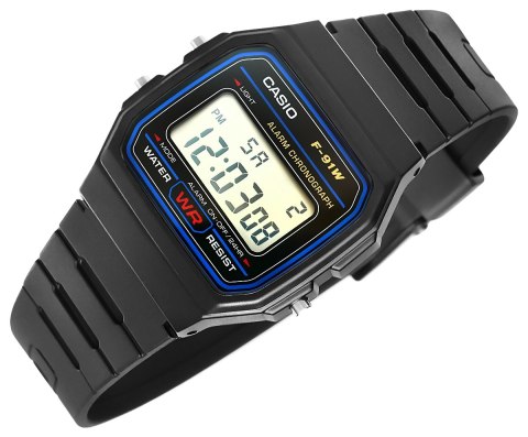 Zegarek Męski CASIO F-91W-1YER + BOX