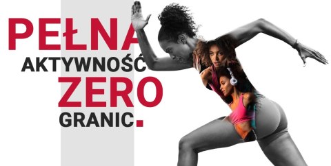 Smartband GIEWONT Fit&GO Duo GW200-3 - Black + Pasek Flora Violet