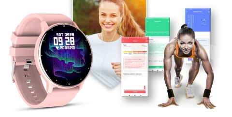 Smartwatch GIEWONT Sport Around GW120-1 - Powder Pink