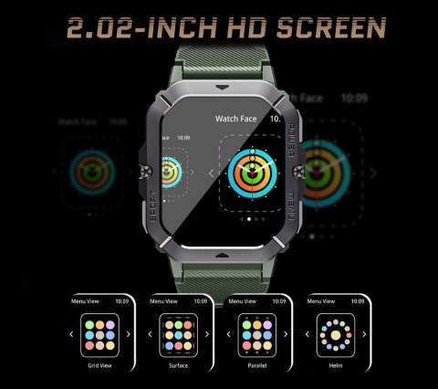 Smartwatch Męski Rubicon RNCF23-1 BLACK