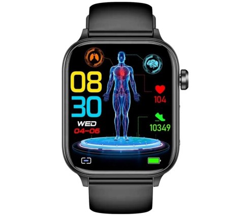 Smartwatch Męski Rubicon RNCF33 BLACK + Pasek Granatowy