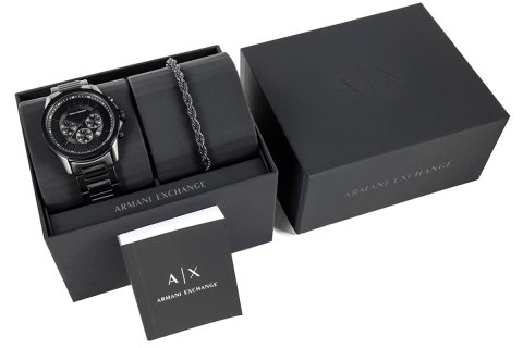 Zegarek Męski + Bransoleta ARMANI EXCHANGE AX7163SET + BOX