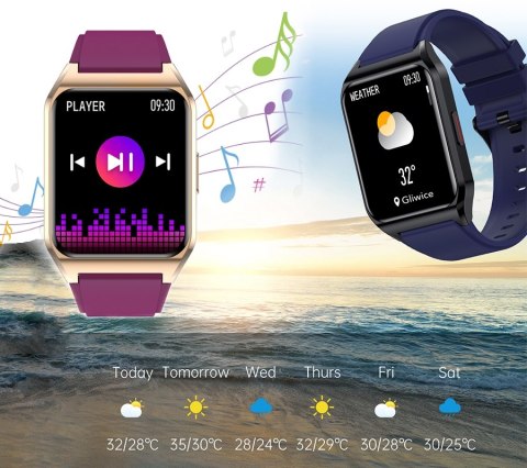 Smartwatch Damski RUBICON RNCE89 Gold Rose SMARUB163