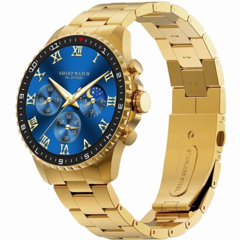 Smartwatch Męski GRAVITY GT16-1 Gold / Złota Bransoleta