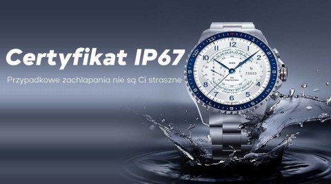 Smartwatch Męski GRAVITY GT16-1 Gold / Złota Bransoleta