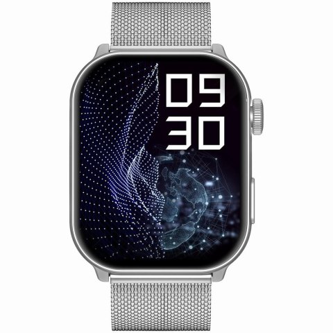 Smartwatch Damski GRAVITY GT28-10 Pasek + Bransoleta Biało Srebrny