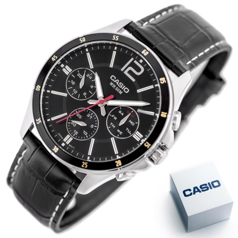 ZEGAREK MĘSKI CASIO MTP-1374L-1AV (zd064b) + BOX