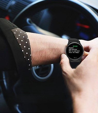 SMARTWATCH UNISEX G. Rossi SW010-5 silver/black (sg005f)