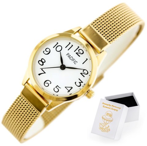 ZEGAREK DAMSKI PACIFIC X6131-02 - siatka komunia (zy648a)