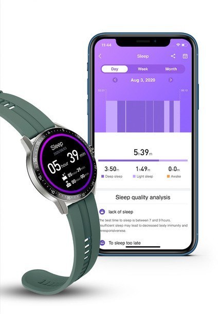 SMARTWATCH MĘSKI G. Rossi SW018-1 silver/black (sg012a) WŁASNE TARCZE