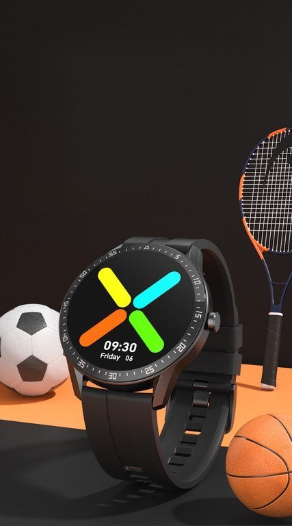 SMARTWATCH MĘSKI G. Rossi SW018-1 silver/black (sg012a) WŁASNE TARCZE