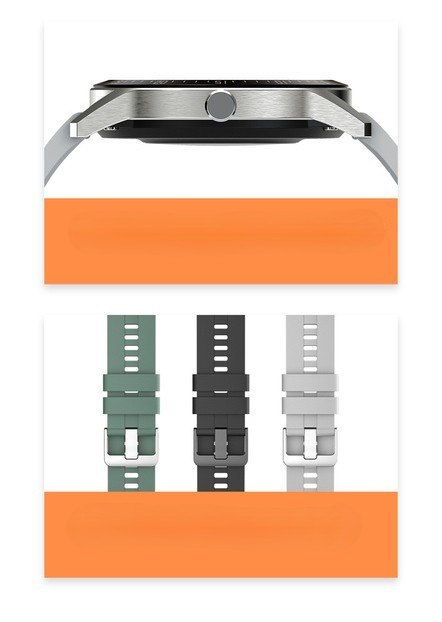 SMARTWATCH MĘSKI G. Rossi SW018-5 black/blue (sg012e) WŁASNE TARCZE