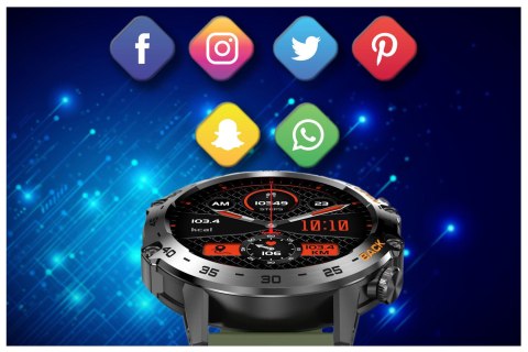SMARTWATCH MĘSKI GRAVITY GT9-12 - WYKONYWANIE POŁĄCZEŃ, CIŚNIENIOMIERZ (sg021l)