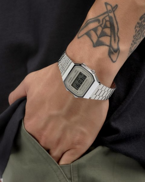 ZEGAREK UNISEX CASIO Retro Vintage A168WA-8A + BOX (zd088g)