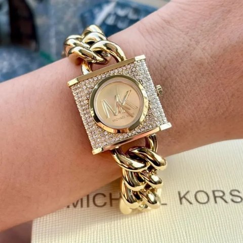 ZEGAREK DAMSKI Michael Kors Chain Lock MK4711 + BOX