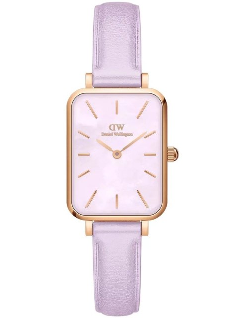ZEGAREK DAMSKI DANIEL WELLINGTON Quadro Lavender Mop 20mm DW00100637 + BOX (zw521b)