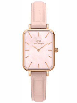 ZEGAREK DAMSKI DANIEL WELLINGTON Quadro Pressed Melrose Pearl 20mm DW00100508 + BOX (zw521a)