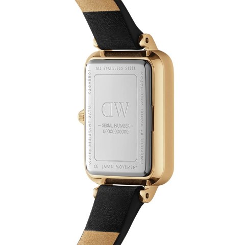 ZEGAREK DAMSKI DANIEL WELLINGTON Quadro Pressed Sheffield Gold 20mm DW00100560 + BOX