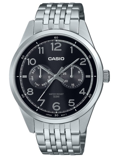 ZEGAREK MĘSKI CASIO MTP-E340D-1A (zd264a) + BOX