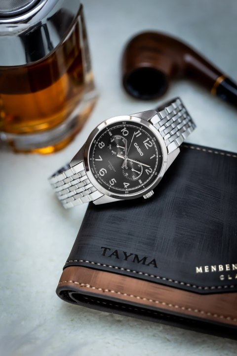 ZEGAREK MĘSKI CASIO MTP-E340D-1A (zd264a) + BOX