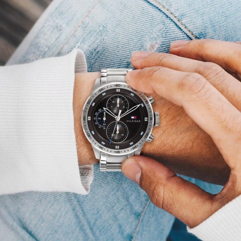 ZEGAREK MĘSKI TOMMY HILFIGER 1791805 TRENT (zf068a) + BOX