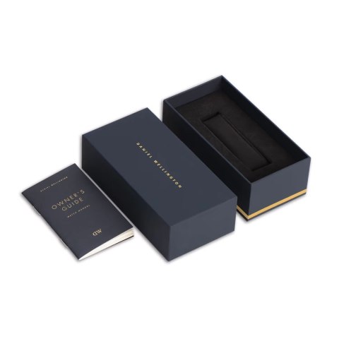 ZEGAREK DAMSKI DANIEL WELLINGTON Bound Black Crocodile Rose Gold 24mm DW00100698 + BOX