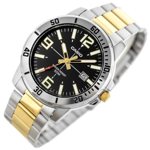ZEGAREK MĘSKI CASIO MTP-VD01SG-1B + BOX