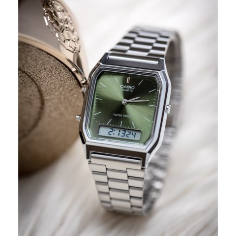 ZEGAREK UNISEX CASIO Vintage AQ-230A-3AMQYDF + BOX