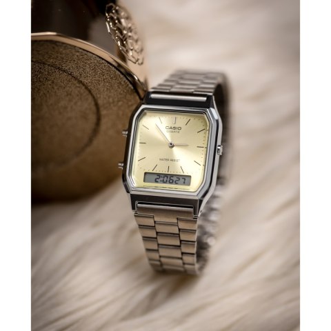 ZEGAREK UNISEX CASIO Vintage AQ-230A-9AMQYDF + BOX