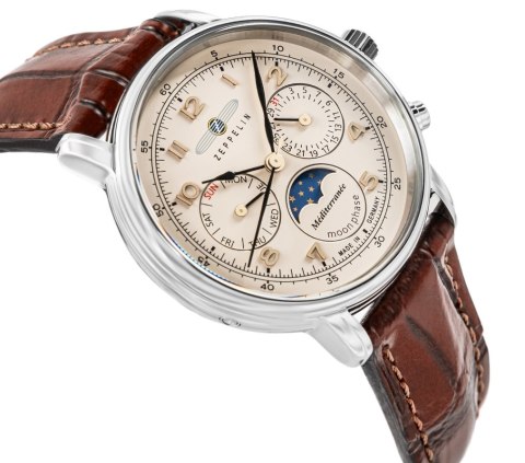 Zegarek Męski ZEPPELIN LZ121 Mediterranee Moonphase 9636-5 + BOX