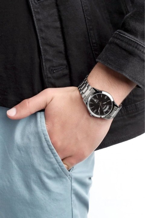 ZEGAREK MĘSKI CASIO MTP-1370D-1A1V (zd025b) + BOX