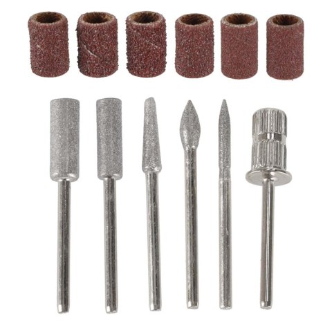 Frezarka do paznokci elektryczna 65W 6 końcówek frezy