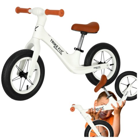 Rowerek biegowy Trike Fix Balance PRO biały lekki 3kg