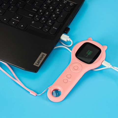 Mikroskop optyczny lupa cyfrowa 500x 2Mpx różowy