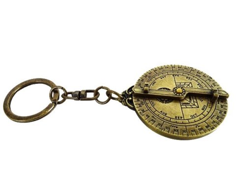 Brelok Premium Astrolabium Mosiężny - Prezent Astronomia - H80