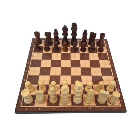 Duże Szachy drewniane 37 x 37 cm - 1050736
