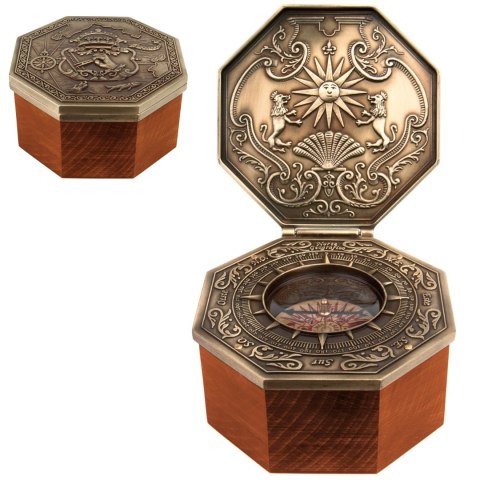 Ekskluzywny Kompas Magnetyczny Cardan - Replika - Prezent Marynistyczny - H44