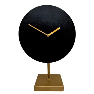 Elegancki zegar metalowy okrągły - 4122