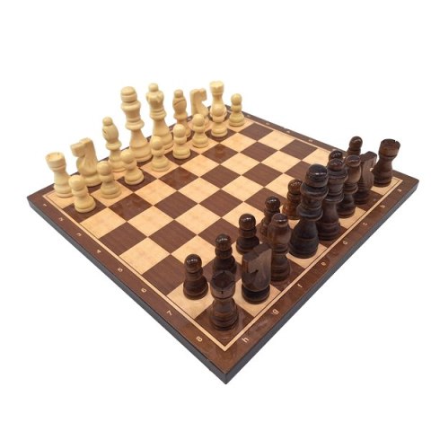 Klasyczne Szachy drewniane - 27 x 27 cm - 1050743