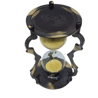 Klepsydra mosiężna - wykończenie antyk 5min - NC2677