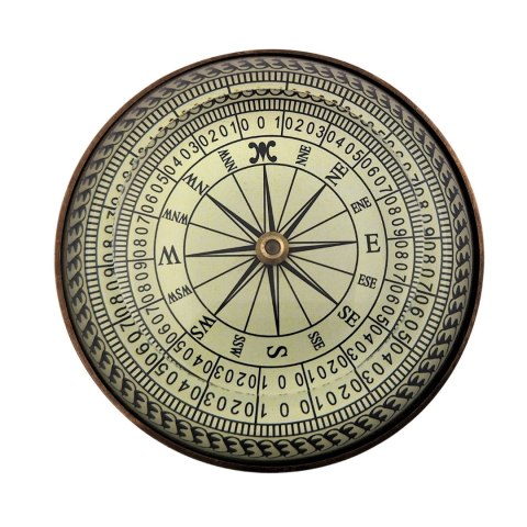 Kompas Soczewkowy Mosiężny - Retro Replika - NC2511