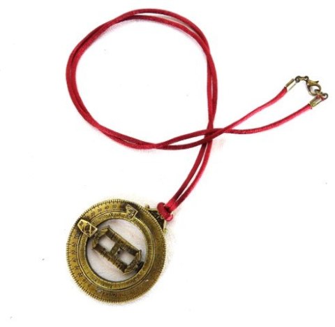 Miniaturowy zegar słoneczny - pierścienie astronomiczne - H90