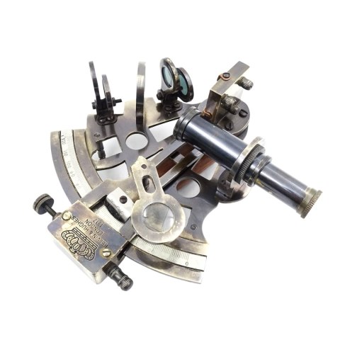 Sekstant Mosiężny w Pudełku Skórzanym - NC1514B