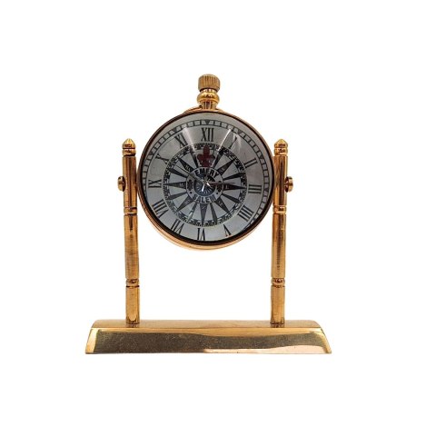 Zegar Marynistyczny na Biurko Mosiężny- NC2963