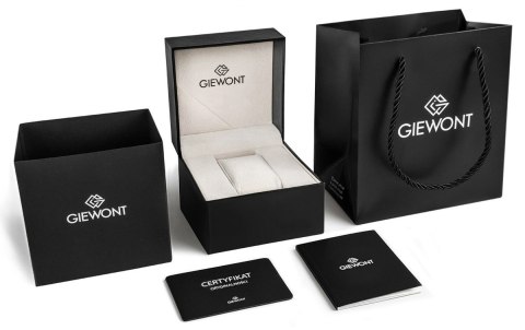 Zegarek Męski Giewont Chronograph Sapphire Złoto Czarny GW3520-B4