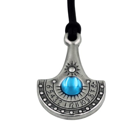 Naszyjnik Zegarek Słoneczny - Nil - Posrebrzany Zamak + Czeski kryształ - NIL33