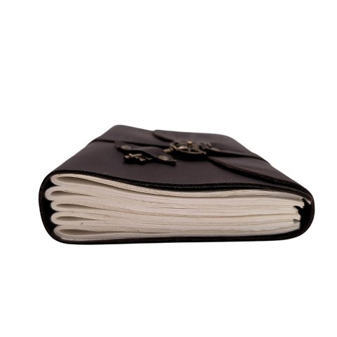 Notes Skórzany Retro Róża Wiatrów 200 stron - Prezent dla Żeglarza - AH03