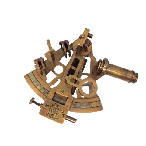 Sekstans w skórzanym etui - Prezent dla żeglarza - NSLB72/4