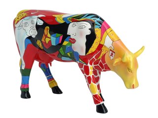 CowParade Johannesburg 2005, Homage to Picowso's African Period, autor: Annalie Dempsey.