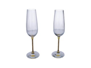 Kpl. 2 kieliszków do wina musującego